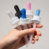 China 100ml PE bottle with 24mm Neck Child Lock ring & 1ml per squeeze Rubber & Plastic Graduated Pipette for medical syrups wholesale