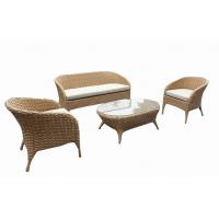 China Outdoor patio furniture 4 pcs rattan wicker sofa set with loveset single chair    --YS5747 on sale