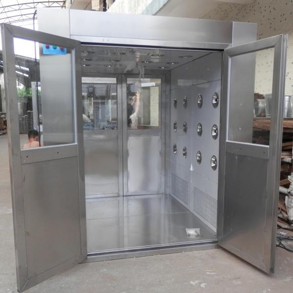 4 Persons Clean Room Air Shower Tunnel With Slid Door for Aerospace Industry
