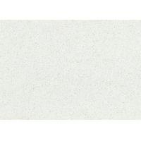 China High Hardness Solid White Quartz Countertops Material Acid Resistant on sale