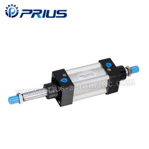 China Pneumatic Double Acting Cylinder , SIJ Type Adjustable Stroke Air Cylinder supplier