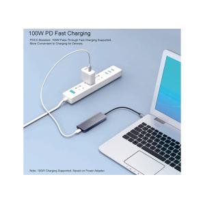 China Станция стыковки 100M/S USB c Hdmi локальных сетей Rj45 с читателем карты SD/TF supplier