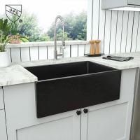 China 30 X 20 30 L X 18 W Apron Front Farmhouse Kitchen Sink Undermount Black on sale