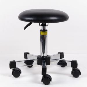 Wearable Synthetic Laboratory Ergonomic Chairs , Leather Clean Room Stools