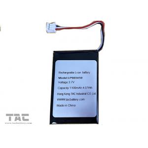 China 1100mah Polymer Lithium Ion Batteries 3.7V Pouch Cell 603450 supplier