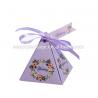 Favor Mini Candy Kraft Paper Packaging with Colorful Silk Ribbon Wedding Party