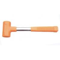 China Orange Dead Blow Hammer , Rubber Hammer Mallet Tubular Shaft Easy Operation on sale