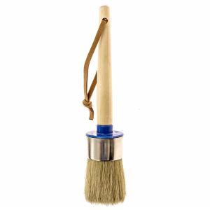 China Natural Bristles Cleaning Chalk Paint Brushes For Painting 45mm supplier
