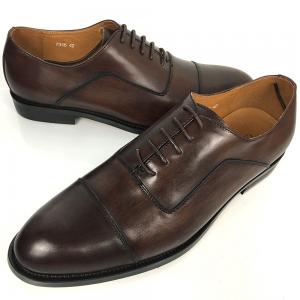 China Pointy Toe Genuine Leather Mens Leather Dress Shoes Fit Business Wedding Party wholesale