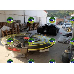 China Hotel mall deco spaceship model same in cartoon movie fiberglass as  in garden/ plaza/ Celebrating party supplier