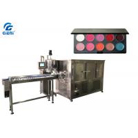 China Pan Lipstick Filling Machine , Gear Pump Color Cosmetic Filling Equipment on sale