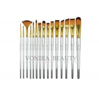 China 15 Synthetic Short Handle Art Body Paint Brushes for Acrylic , Oil  Gouache  & Face Painting on sale