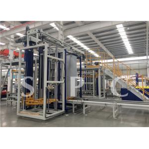 China Low Voltage Electrical Depalletizer Machine For Empty Tin Can Box Form supplier