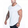 Muscle Fitness high quality soild color Cotton shirts Men sports T-shirt