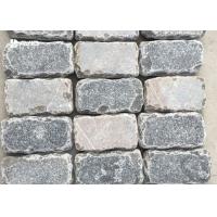 China Grey or Black Color Limestone Stepping Stones For Front Door / Garden / Front Porch on sale