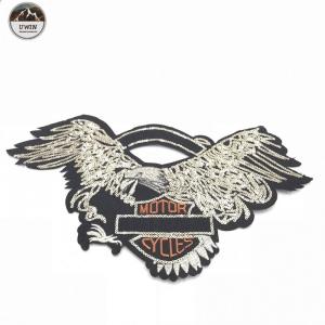 China Personalized Sequined Embroidered Eagle Patches Cartoons Image For Clothing supplier