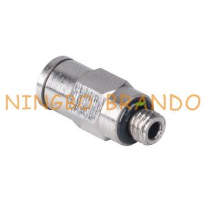 Male Straight Brass Pneumatic Push To Connect Fittings 1/8'' 1/4'' 3/8'' 1/2''