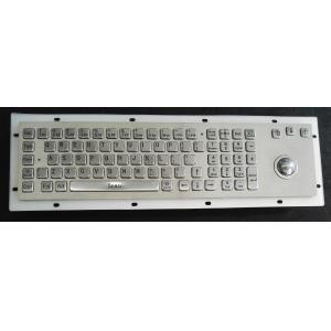 80 Keys IP65 Rated Metal Industrial Keyboard With Trackball Mouse And Numeric Keypad