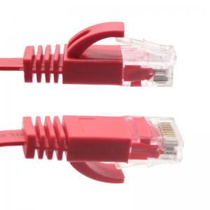 China 8p8c Cat5 Flat Patch Cable , Rj45 Ethernet Cable Indoor 1m Copper CCA supplier