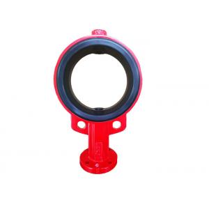 Moulded And Vulcanized Rubber Valve Seat In Butterfly Valve Body , NBR Valve Seat