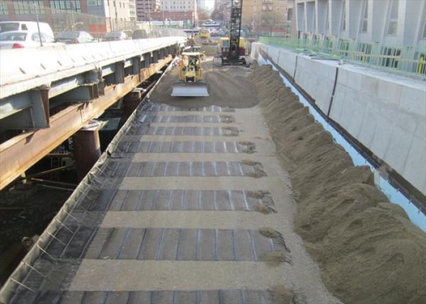 Полимера Geogrid сетки гриля почва 25KNM одноосного линейного защитная