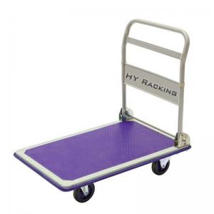 100kg 250Kg Platform Hand Truck Trolley For Material Handling Blue