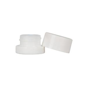 White Concentrate Glass Jar with CR Screw Cap Clear Blach Custom Wax Jar Dab Jar Packaging