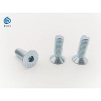 China Zinc Plated Carbon Steel Countersunk Head Bolt Full Thread on sale