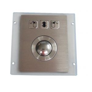 China Vandal Resistant High 800 Dpi Optical Trackball Pointing Device Stainless Steel Long Use Life supplier