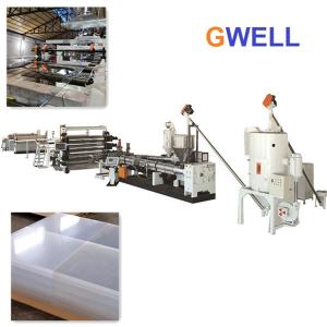 China HIPS Thick Sheet Making Machine HIPS Board Extrusion Line For Use Refrigerator Quality After-sales Service supplier