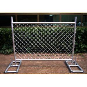 China Cross Brace Chain Link Builders Security Fencing Hot Galvanized Surface supplier