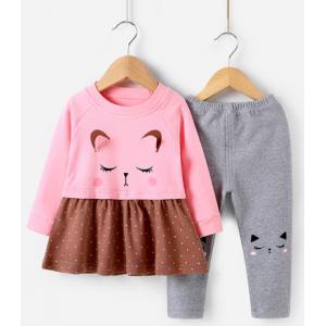 China Baby outdoor clothing girls spring long-sleeved children's clothes baby girls spring suits supplier