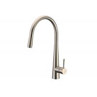 China Brass Kitchen Sink Faucet Water Tap 360 Degree Swivel Hot / Cold Mixer on sale