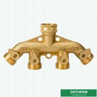 China CW617N Garden Hose Pipe Fittings Shut Off Brass Valve Union on sale
