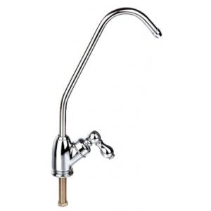 China Stainless Steel Single Handle Gooseneck Kitchen Faucet For Water Filter System supplier