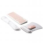 Memory Foam Keyboard Wrist And Mouse Pad Set Reusable Ergonomic Design