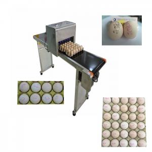 China Automatic Egg Code Printing Machine , Small Character Inkjet Coder For Eggs supplier
