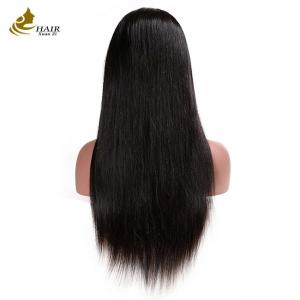 China Front Human Hair Lace Wig Straight 100% Virgin Peruvian supplier