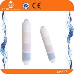 China Plush Copper Carbon Block Water Filter Cartridge Replacement For 4 Stage Ro System supplier