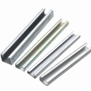 Metal Framing 41mm Galvanized Metal Strut Channel For Electrical Mechanical Support Systems