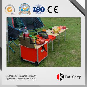 China Fire Windproof Pre - Coating Folding Camp Stool With Folding Table And Chairs supplier