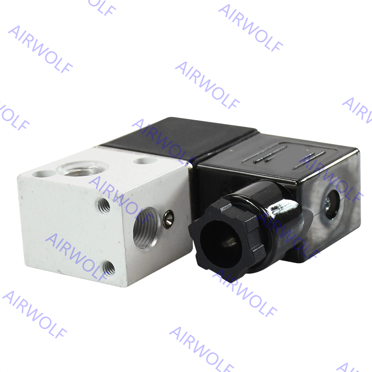 China Mini AIRTAC Electromagnetic 3/2 Way NC NO Solenoid Valves 3V1-06, 3V1-M5 with M5, 1/8" Port Size 0~0.8MPa Operating Pressure and -20~+70°C Working Temperature Range wholesale