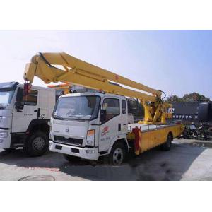 China Sinotruk Howo Aerial Lift Truck , 8 - 24 Meters Height Aerial Bucket Truck supplier