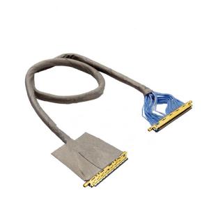 China Cabo do Lcd Lvds do passo de Ipex 20454-40T 0.5mm, conjunto de cabo do Lcd para a exposição do Lcd supplier