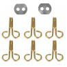 Insulation brass lacing hook 304 S/S 2 Hole lacing hook (3000 per pack) (Larger