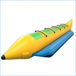 tubes remorquables gonflables de bateau de banane de bâche de PVC de 0.9mm pour des sports aquatiques