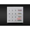 China Panel Mounting 4x4 Metal Numeric Keypad USB PS2 Interface wholesale