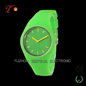 Promotional smooth silicone ice style watch as gift for Christmas promotion