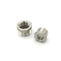 China Bushing Threaded NPT Hex Bushing 304/304L 3000# Forged Stainless Steel Pipe Fitting on sale