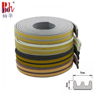 China OEM E Shape EPDM Rubber Seals Epdm Rubber Door Seal 9x4mm supplier